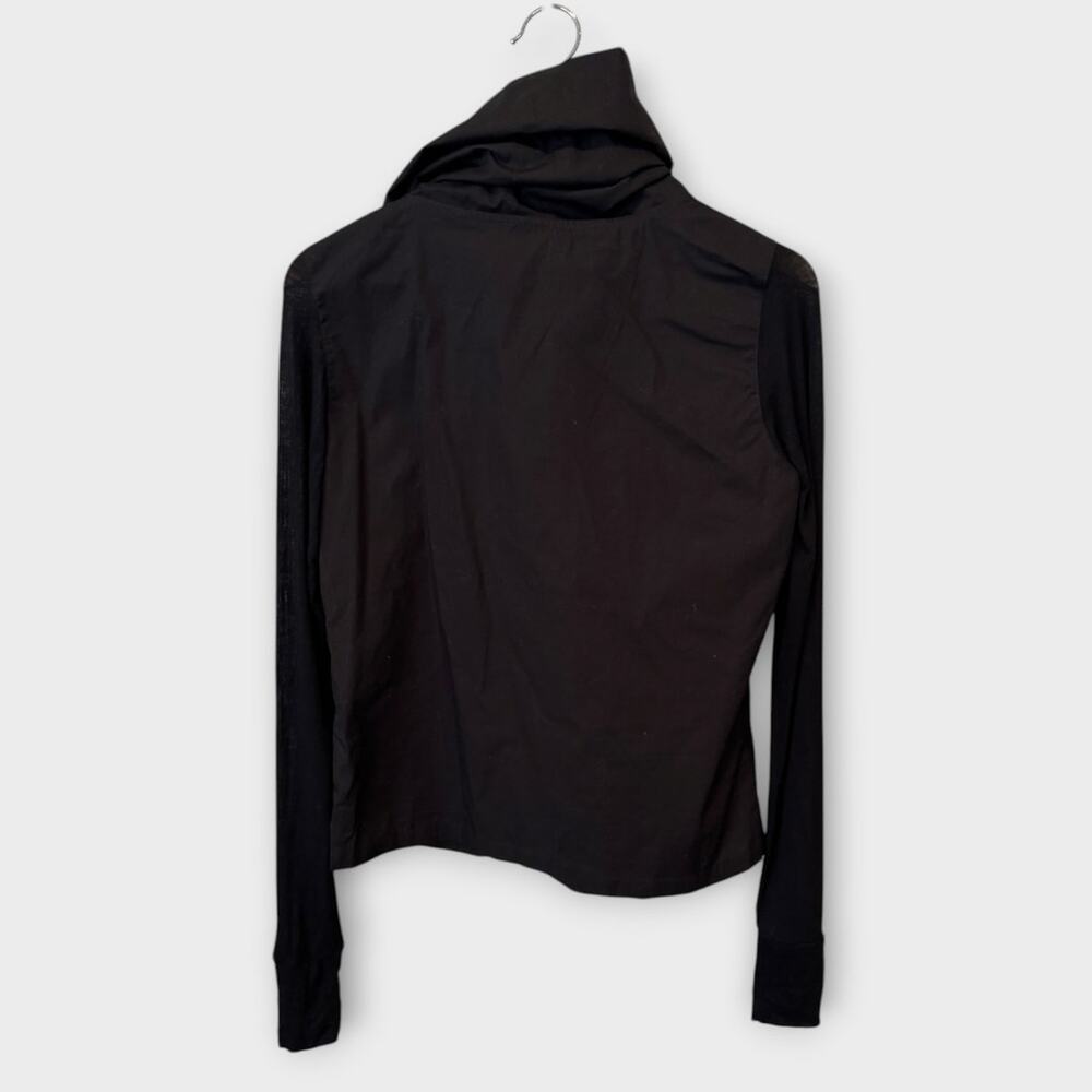 Marcella Atlantic Turtleneck Mixed Media Top Size Small - Picture 6 of 12